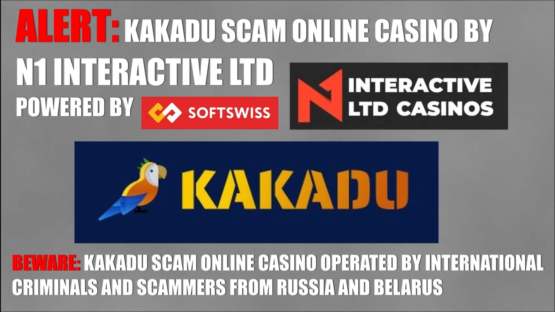 Kakadu - softswiss scam - Casino by Softswiss